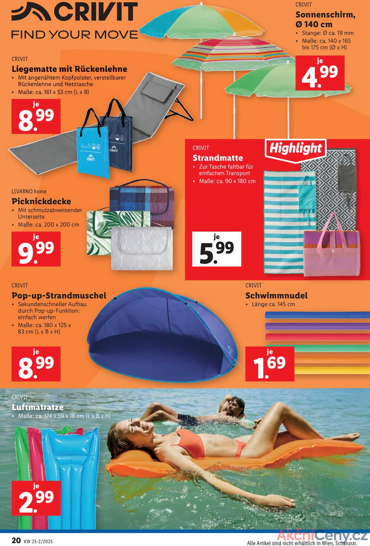 Leták Lidl Rakousko 5.6.-11.6.2025 strana 22
