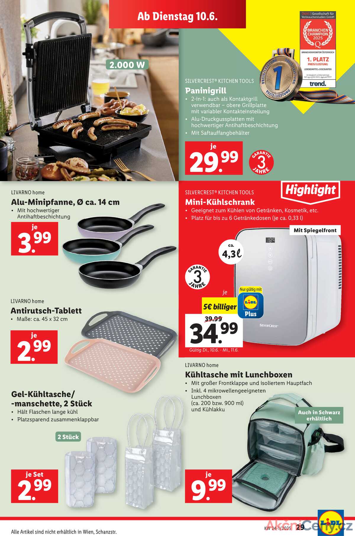 Leták Lidl Rakousko 5.6.-11.6.2025 strana 33