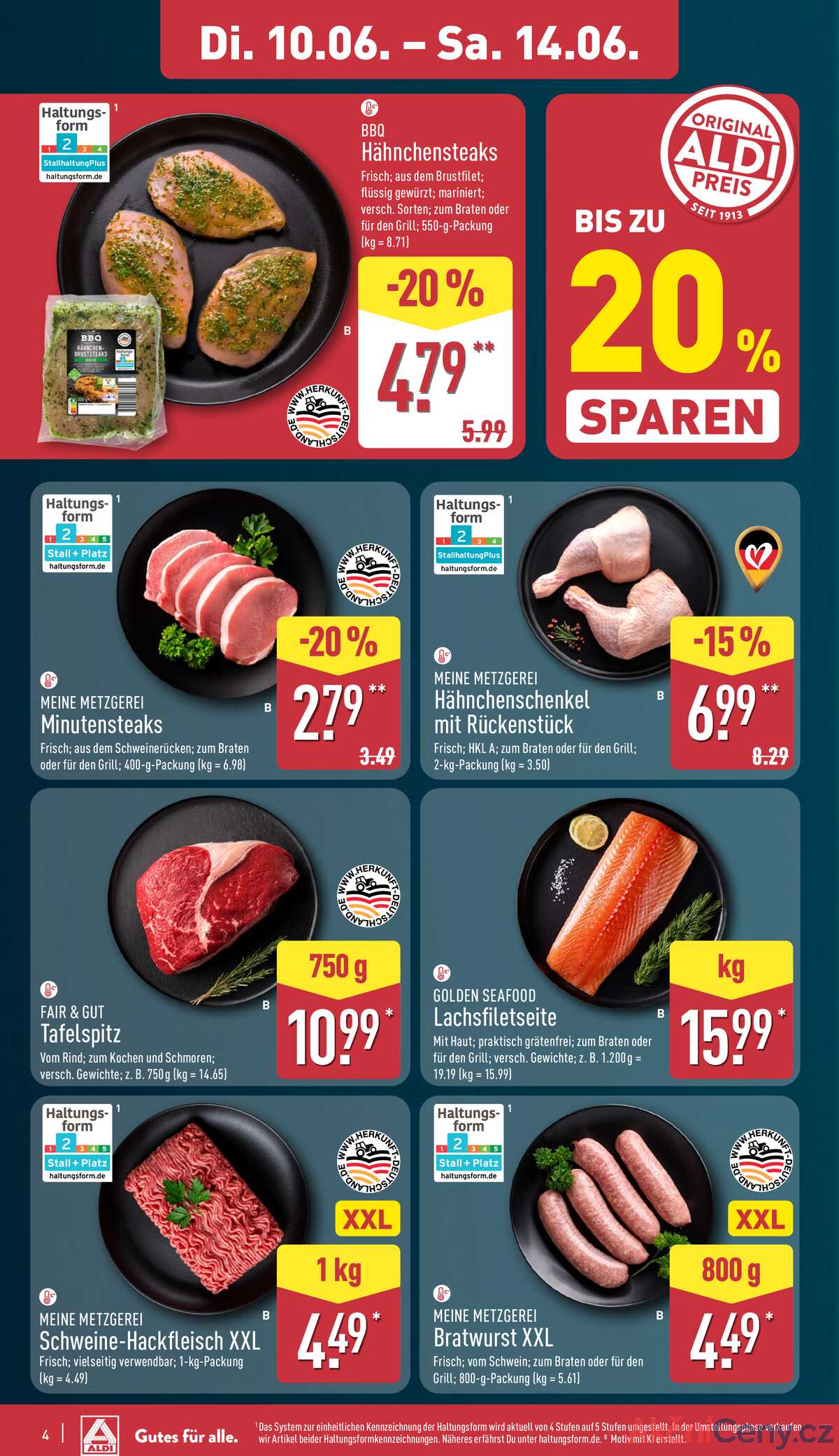 Leták ALDI Německo 10.6.-16.6.2025 strana 4