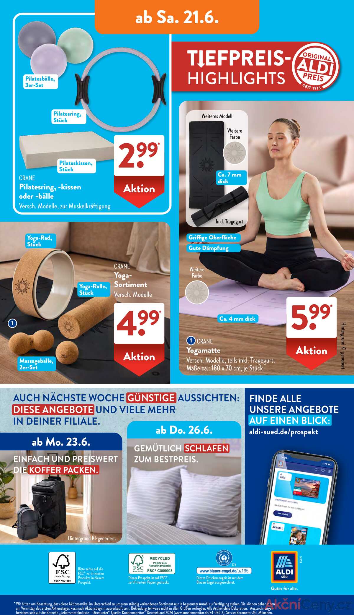 Leták ALDI SÜD Německo 16.6.-22.6.2025 strana 18