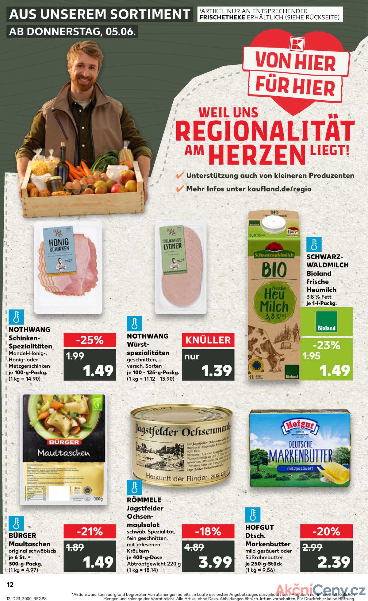Leták Kaufland Německo 5.6.-11.6.2025 strana 12