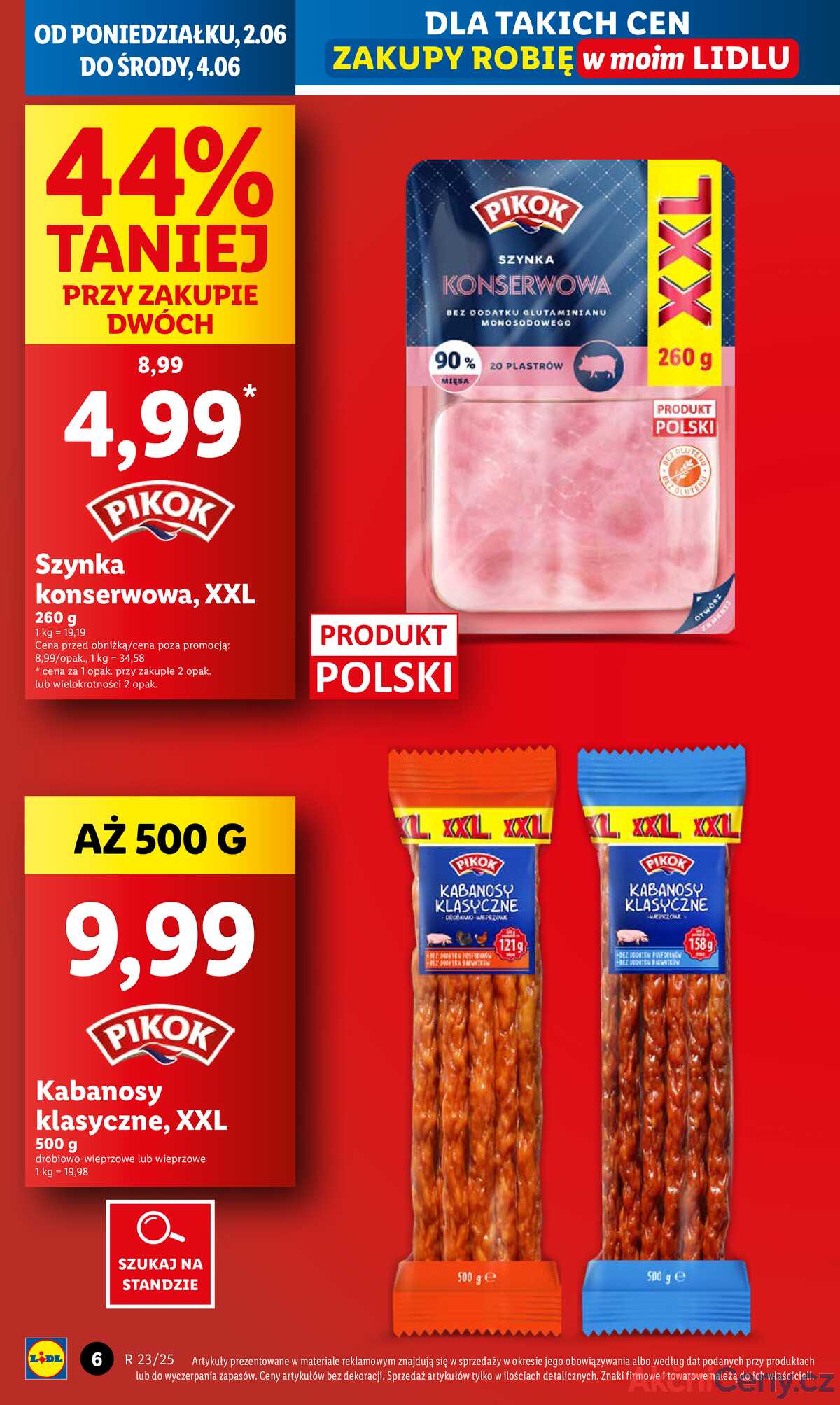 Leták Lidl Polsko 2.6.-4.6.2025 strana 4