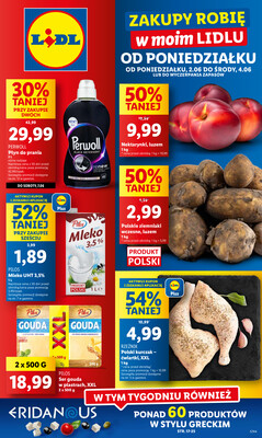 Leták Lidl Polsko 2.6.-4.6.2025