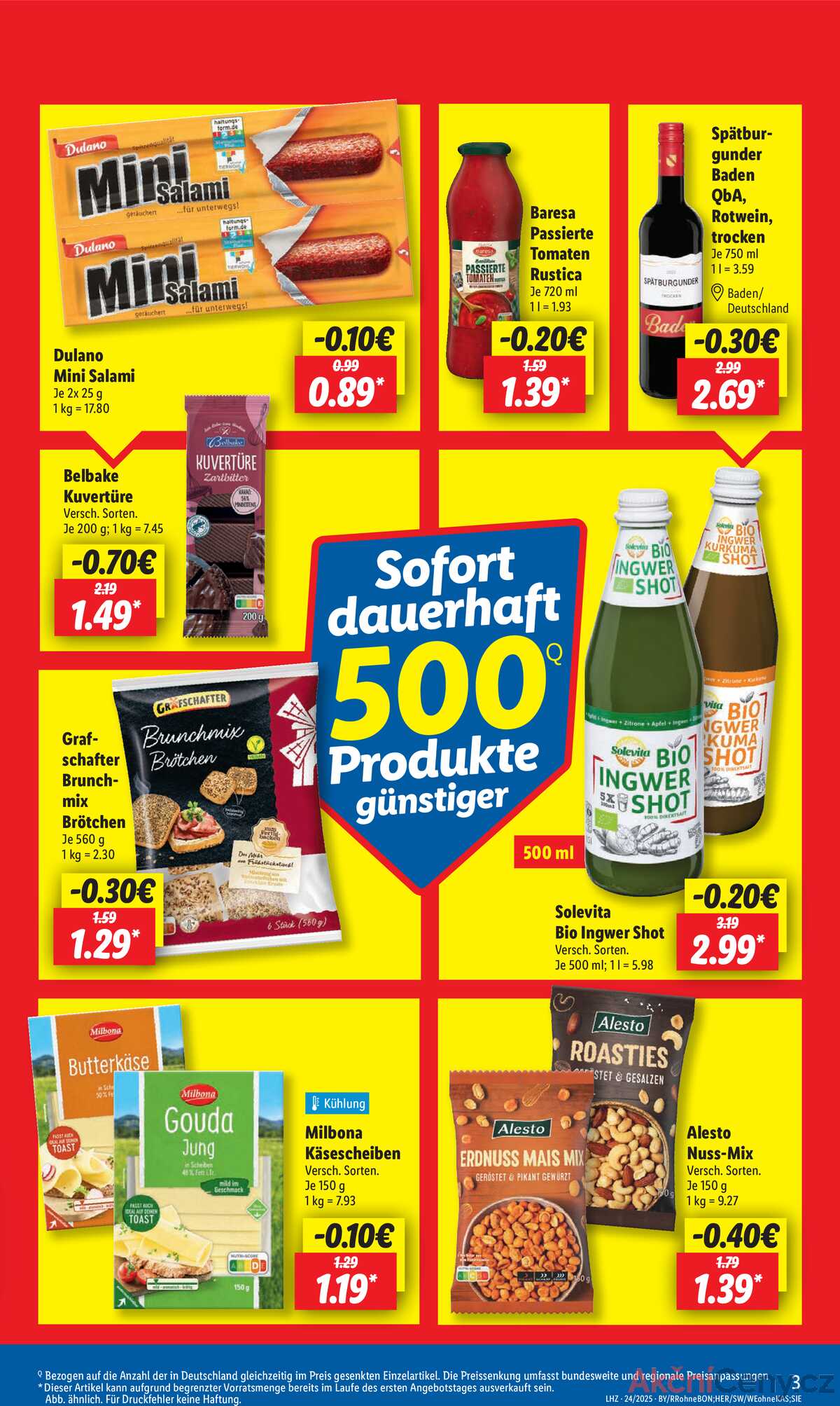 Leták Lidl Německo 10.6.-14.6.2025 strana 3