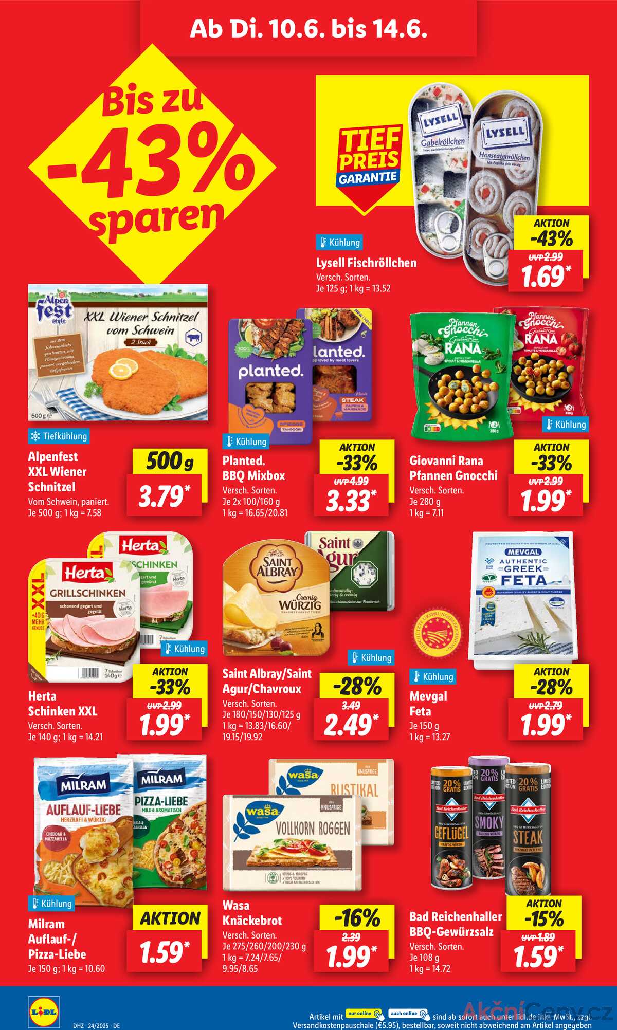 Leták Lidl Německo 10.6.-14.6.2025 strana 14