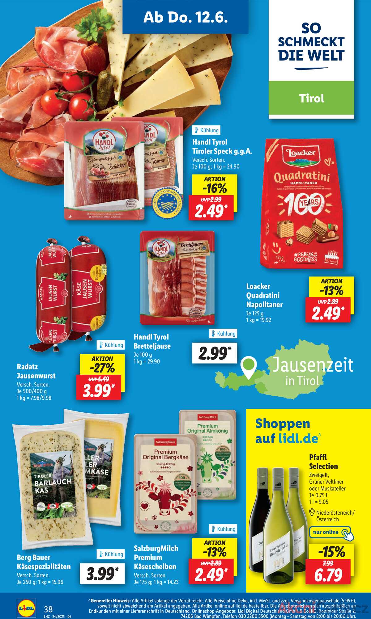Leták Lidl Německo 10.6.-14.6.2025 strana 58
