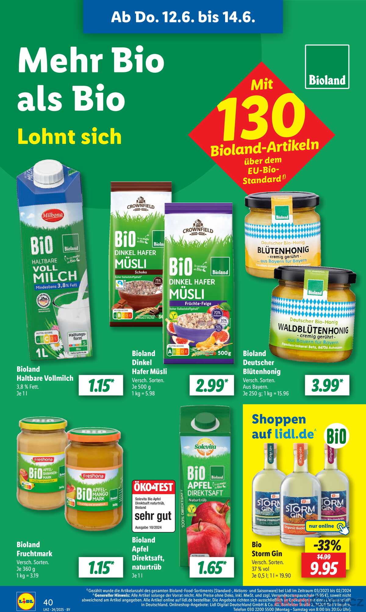 Leták Lidl Německo 10.6.-14.6.2025 strana 60