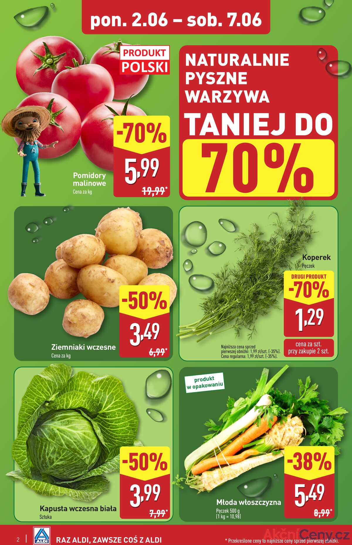 Leták Aldi Polsko 2.6.-7.6.2025 strana 2