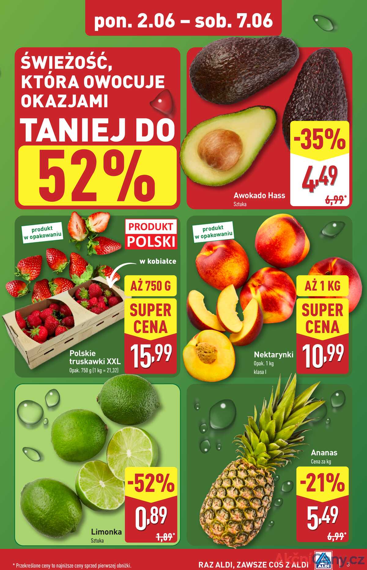 Leták Aldi Polsko 2.6.-7.6.2025 strana 3