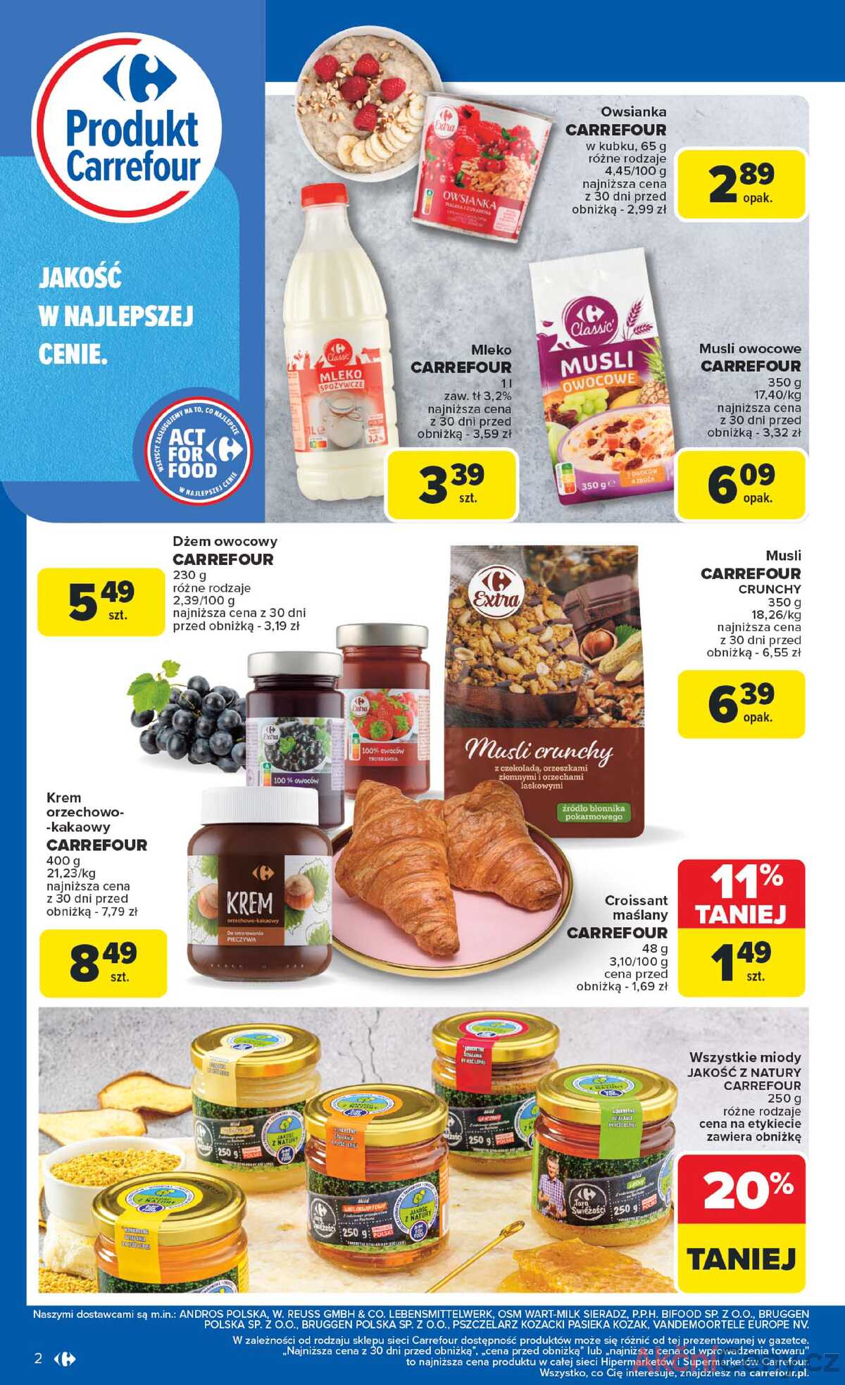 Leták Carrefour Polsko 2.6.-14.6.2025 - Výrobek od pondělí strana 2