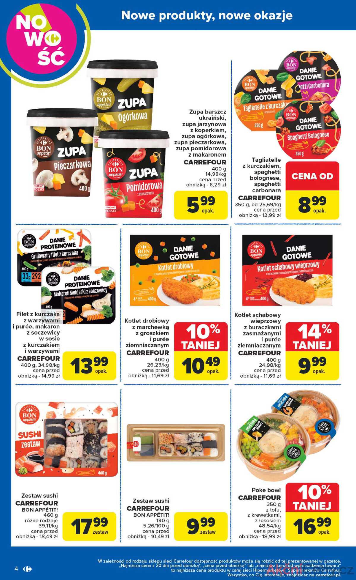 Leták Carrefour Polsko 2.6.-14.6.2025 - Výrobek od pondělí strana 4