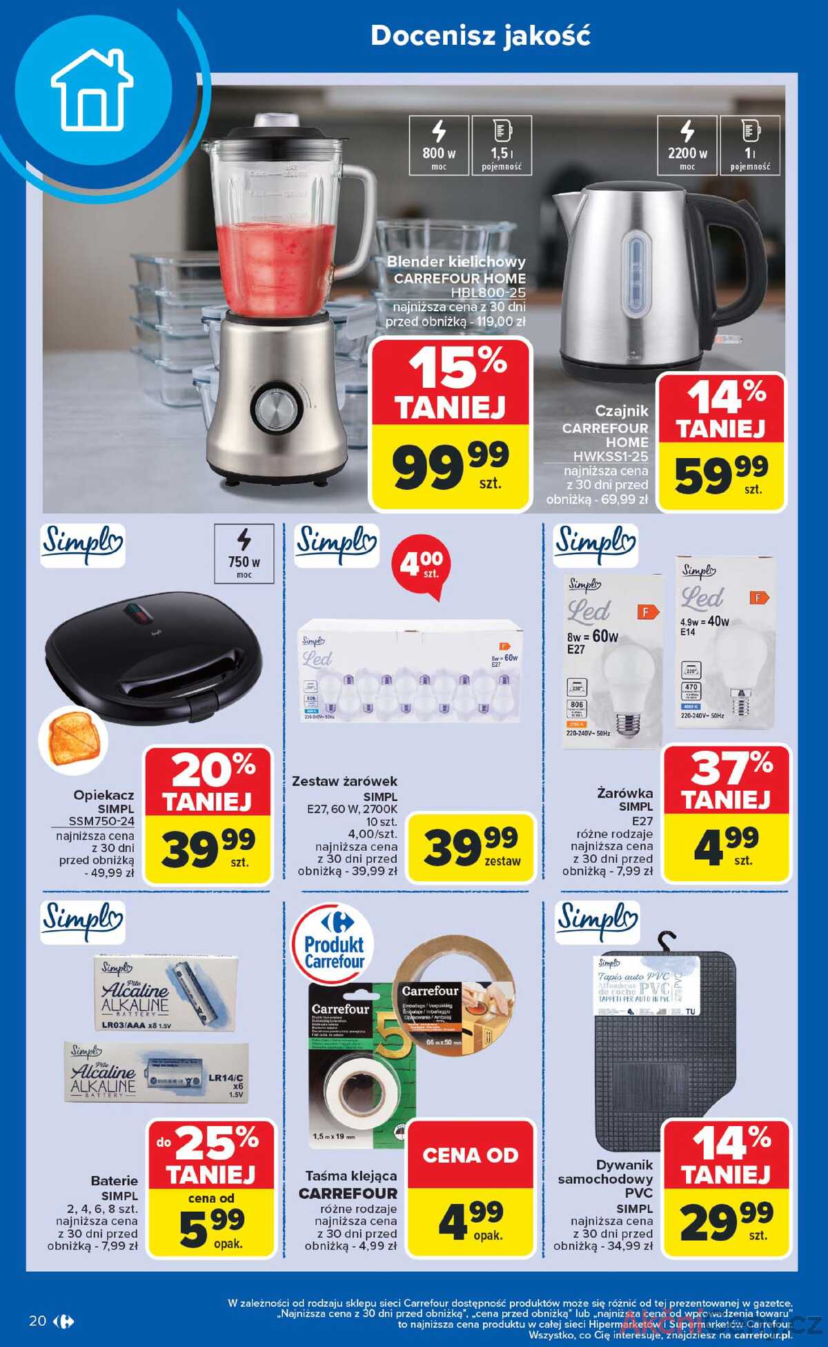Leták Carrefour Polsko 2.6.-14.6.2025 - Výrobek od pondělí strana 20