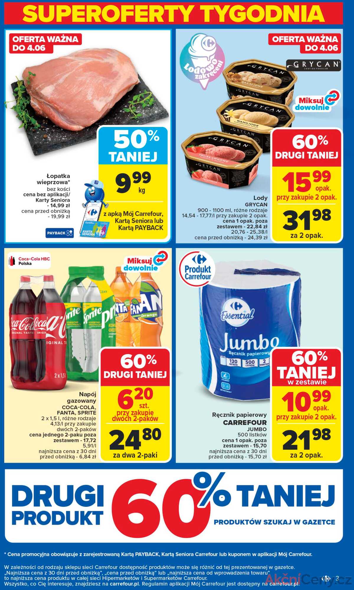 Leták Carrefour Polsko 2.6.-7.6.2025 - Změníme pro vás Ostrowiec Świętokrzyski strana 3