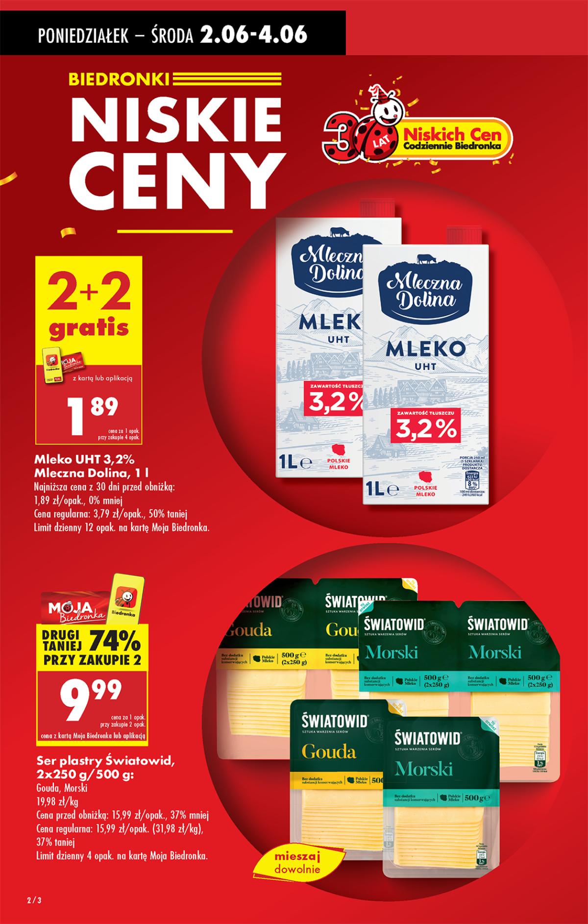 Leták Biedronka Polsko 2.6.-8.6.2025 strana 2