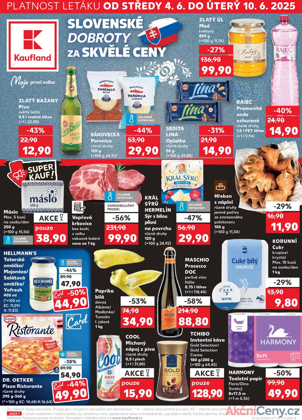 Leták Kaufland - Kaufland 4.6. - 10.6. - Kaufland - Lovosice (Siřejovická) - strana 1