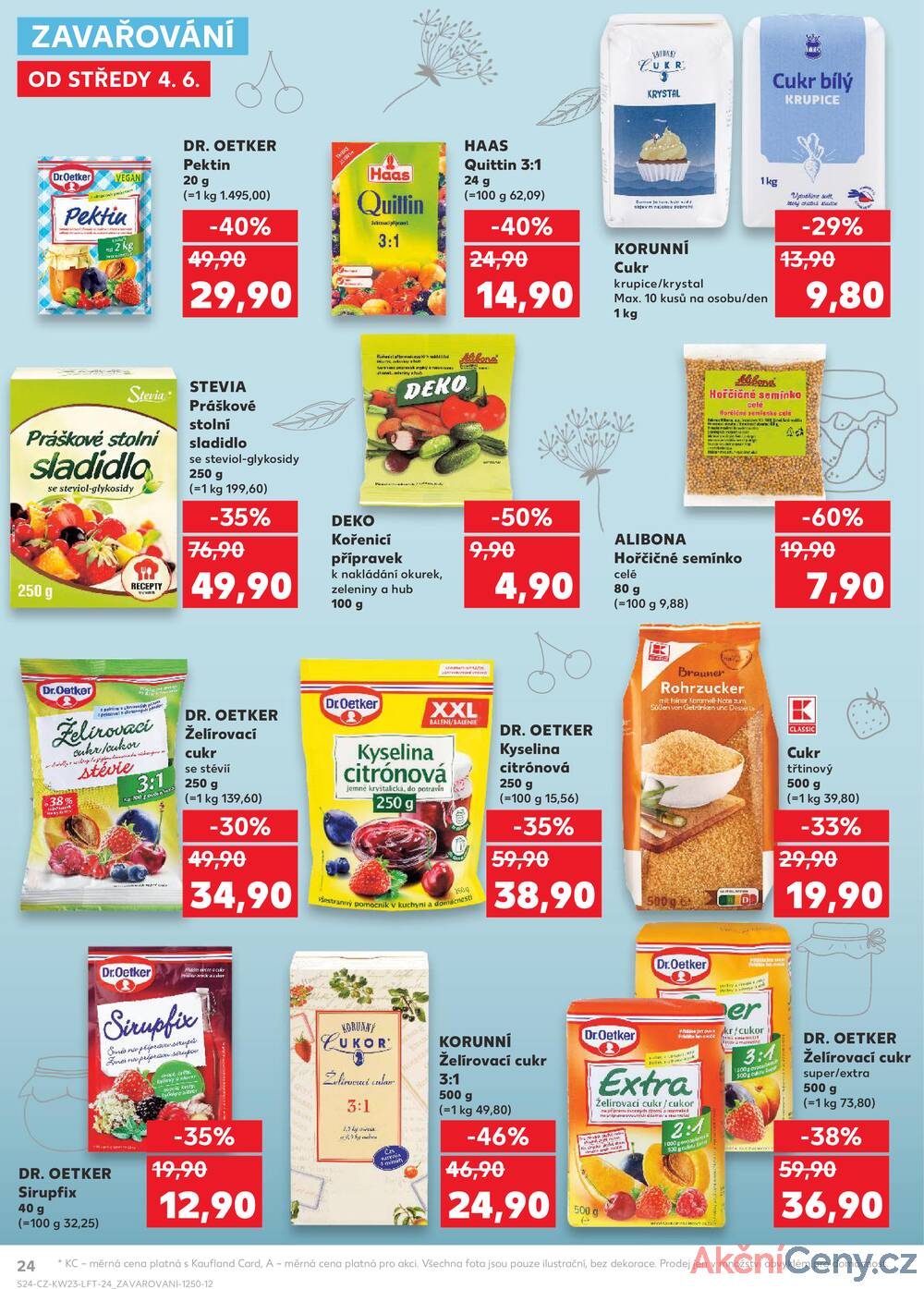 Leták Kaufland - Kaufland 4.6. - 10.6. - Kaufland - Lovosice (Siřejovická) - strana 24