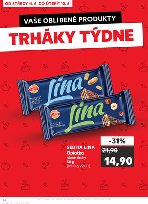 Kaufland 4.6. - 10.6. - Kaufland - Jindřichův Hradec
