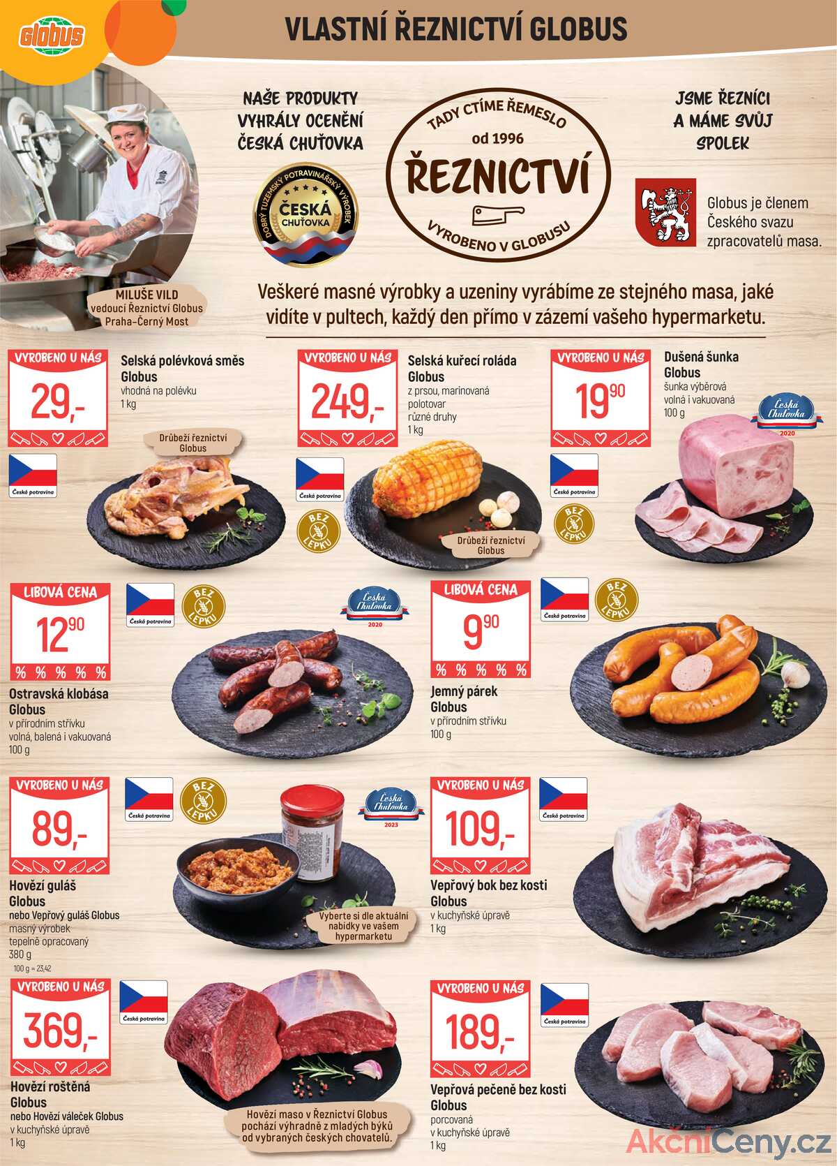 Akční leták Globus 4.6. - 10.6.2025 - Globus Praha - Centrum Černý Most strana 5