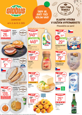 Akční leták Globus 4.6. - 10.6.2025 - Globus Chomutov
