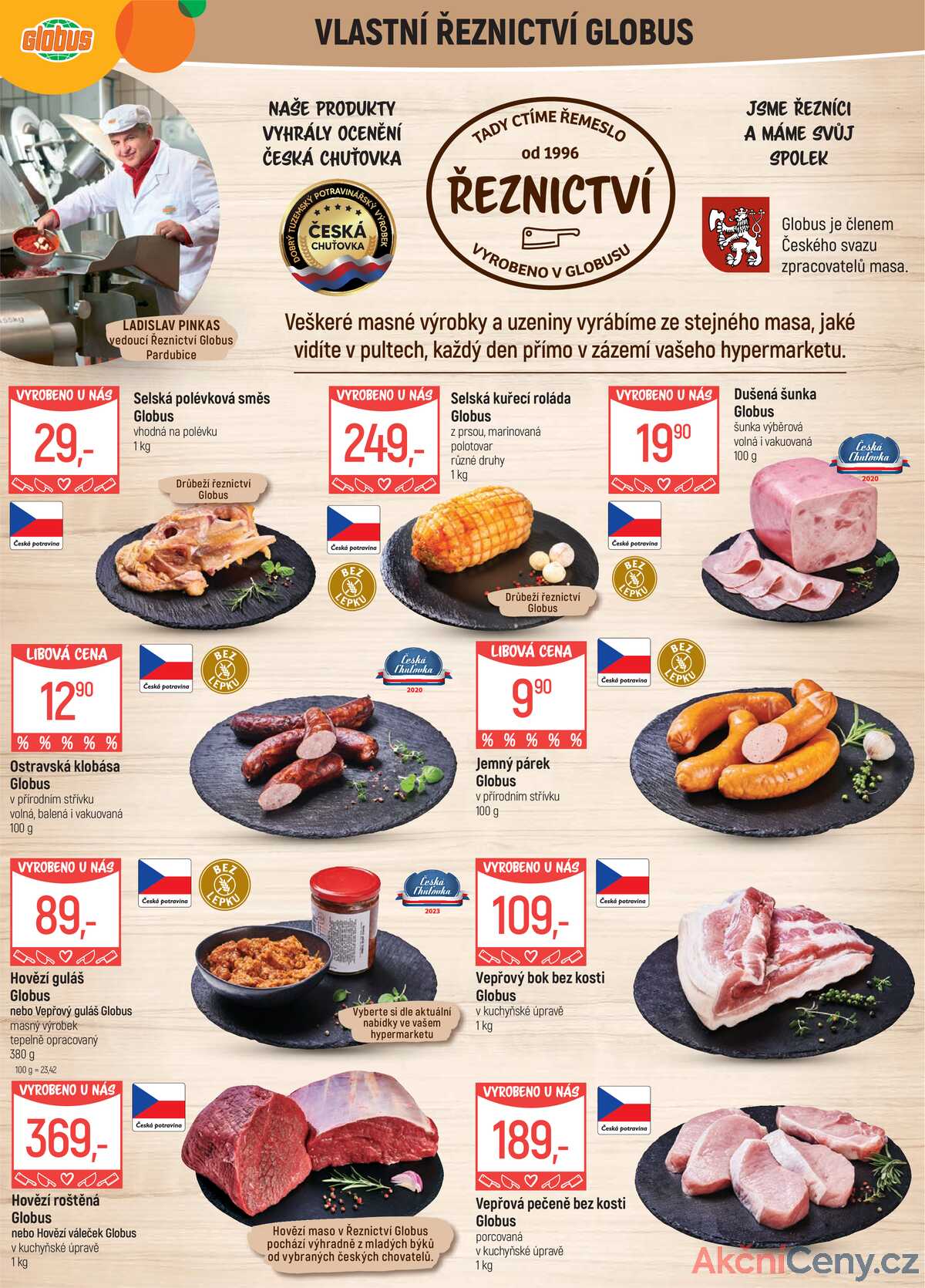 Akční leták Globus 4.6. - 10.6.2025 - Globus Pardubice strana 5
