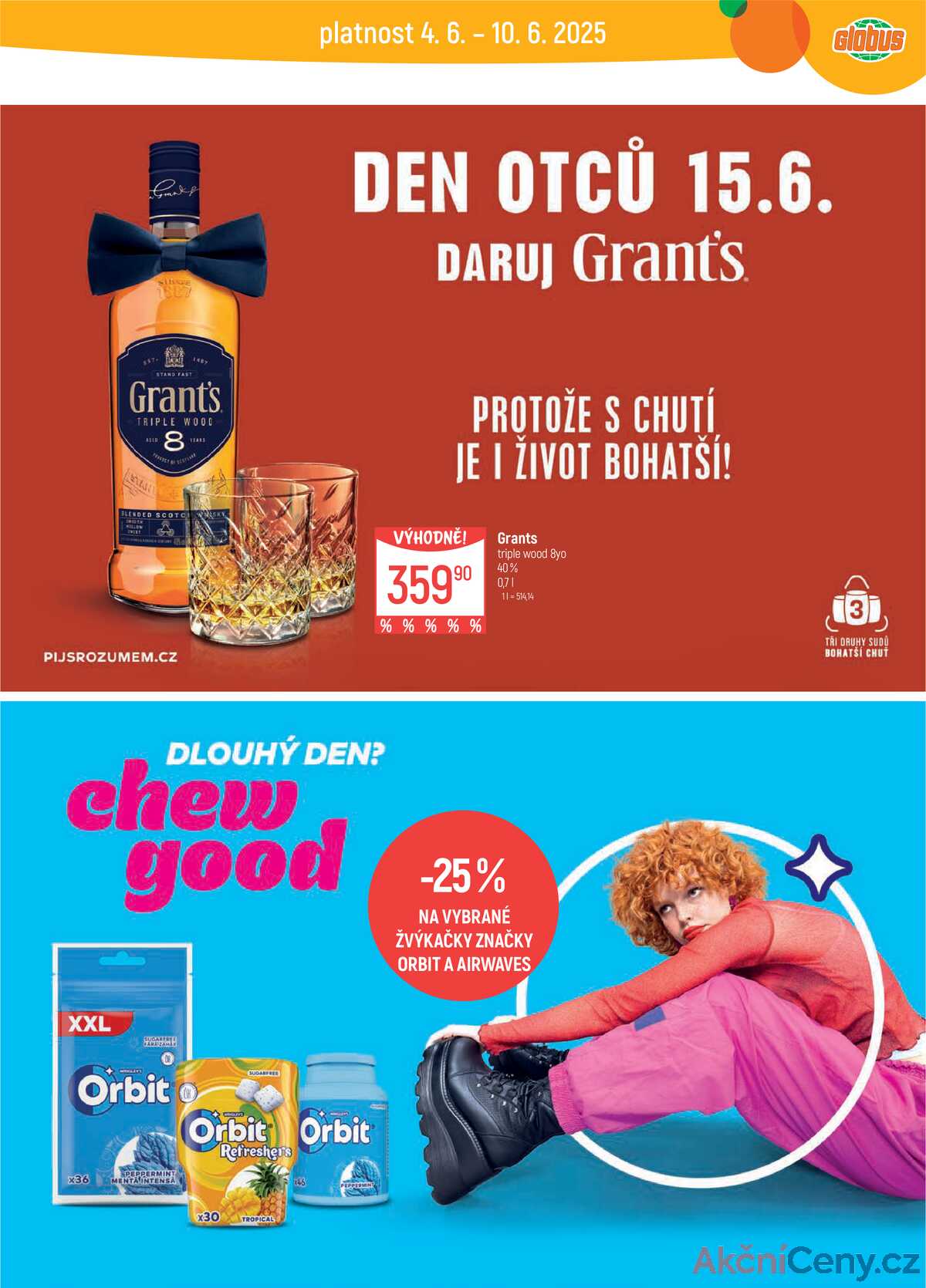 Akční leták Globus 4.6. - 10.6.2025 - Globus Brno Ivanovice strana 31
