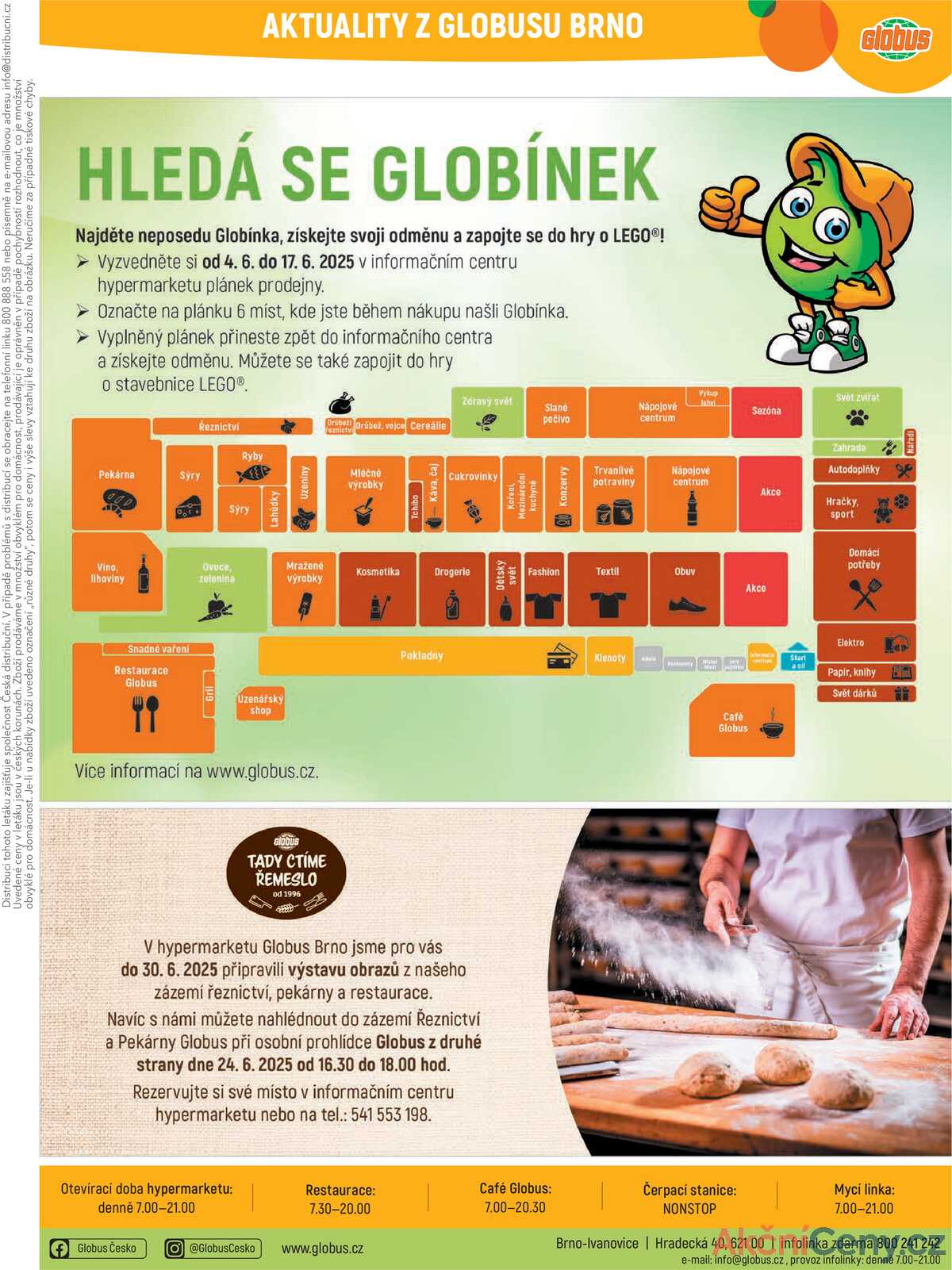 Akční leták Globus 4.6. - 10.6.2025 - Globus Brno Ivanovice strana 41