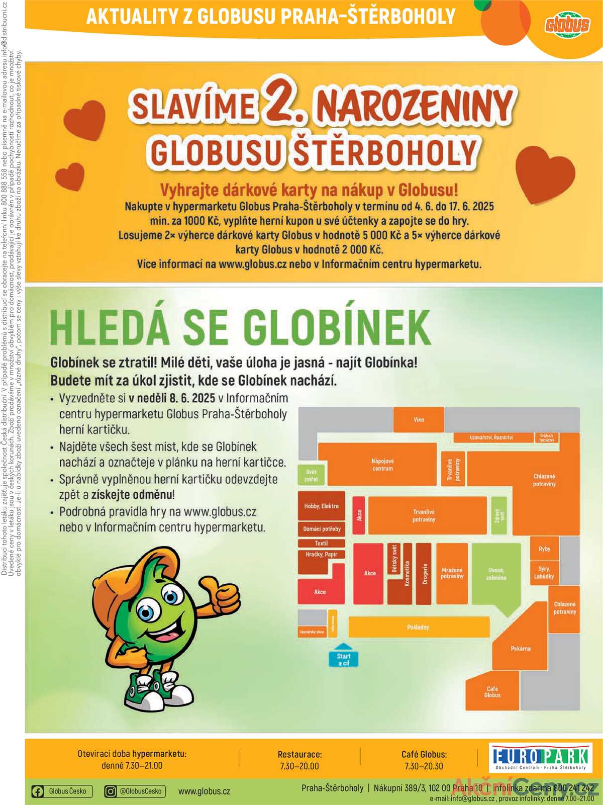 Akční leták Globus 4.6. - 10.6.2025 - Globus Praha - Štěrboholy strana 37