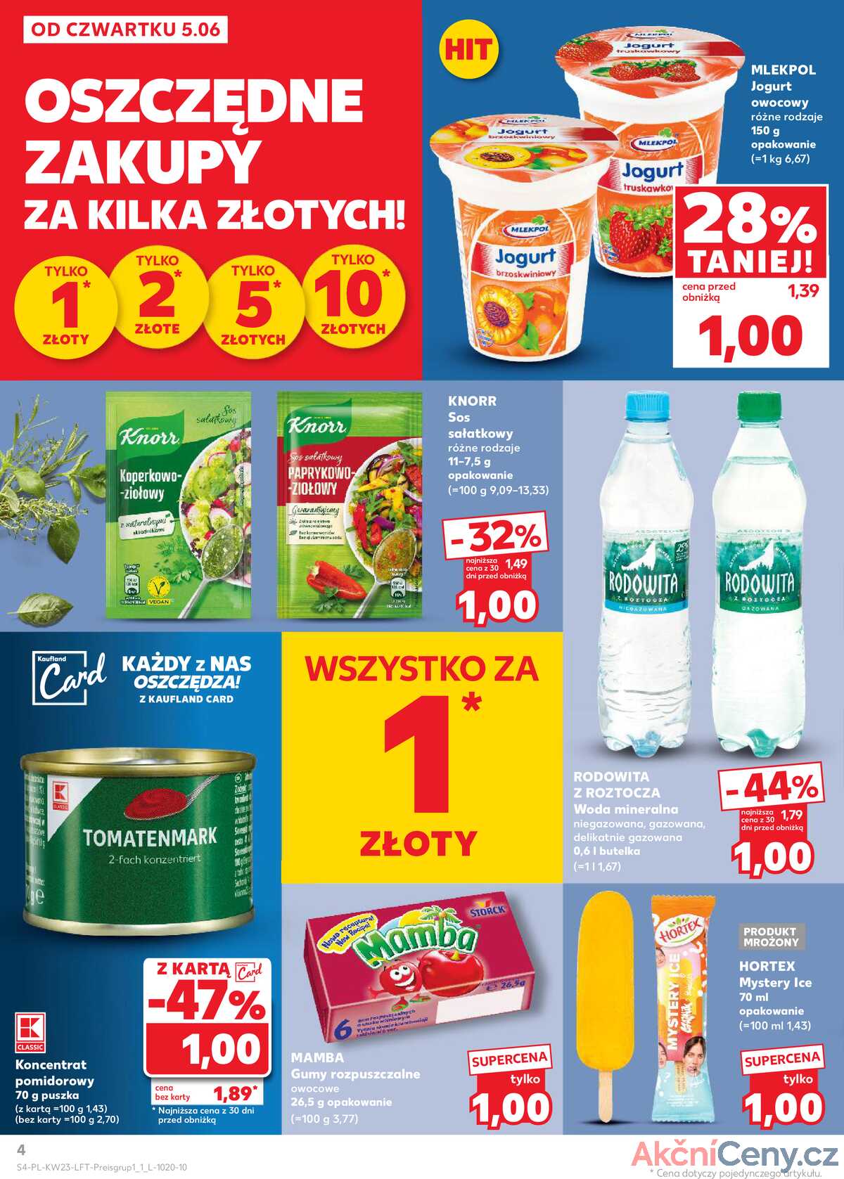 Leták Kaufland Polsko 5.6.-11.6.2025 - Noviny týdne strana 4