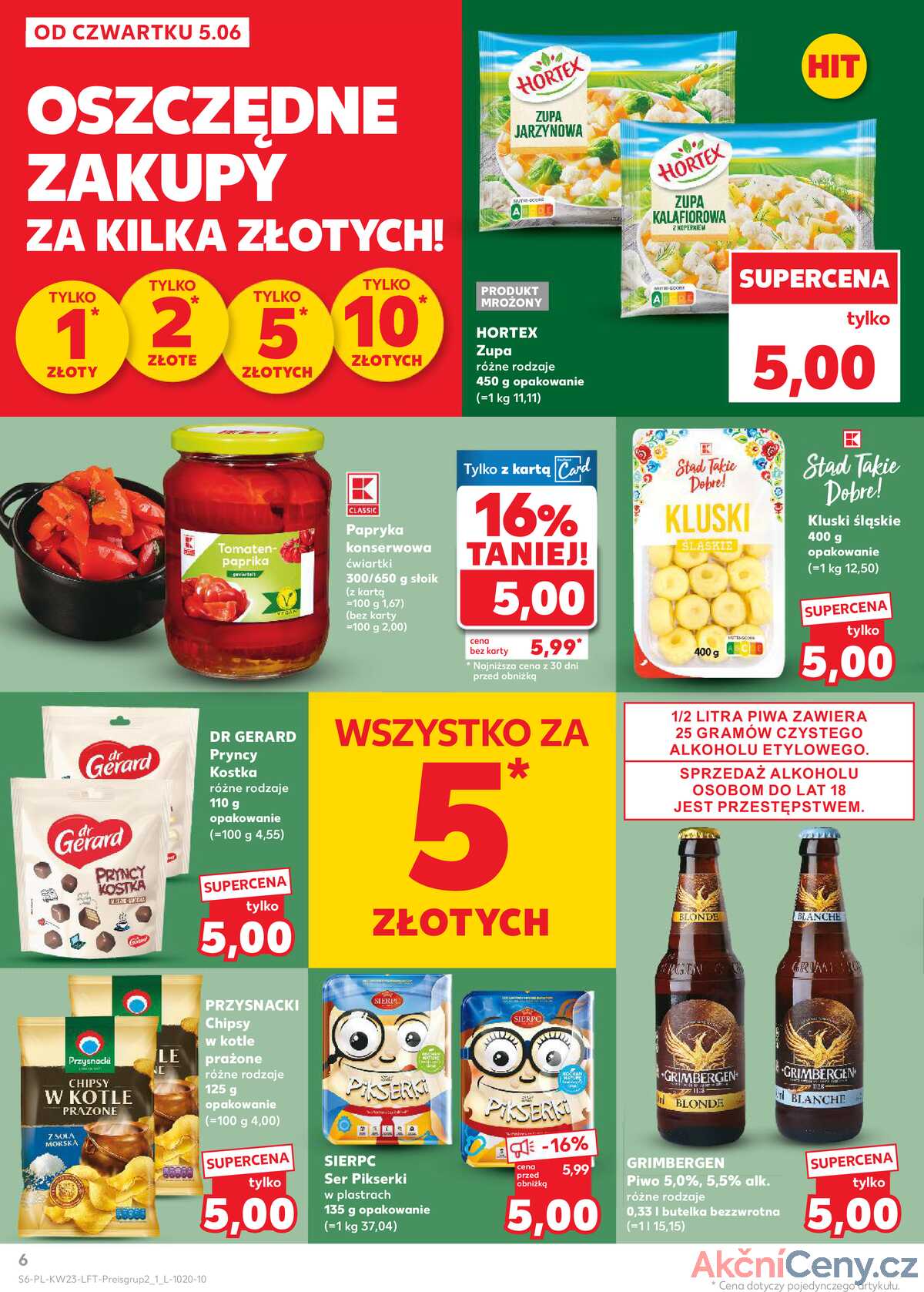 Leták Kaufland Polsko 5.6.-11.6.2025 - Noviny týdne strana 6