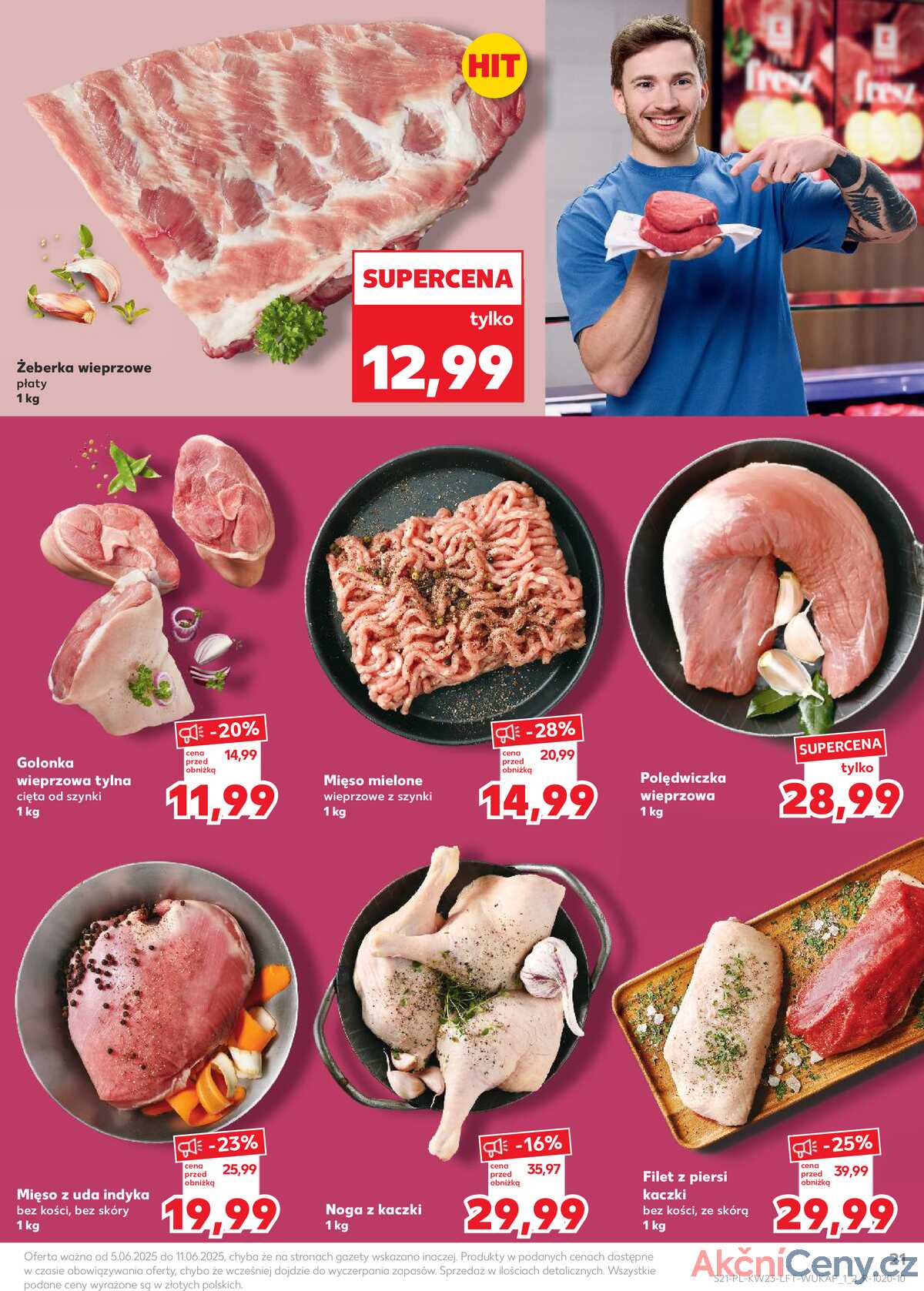 Leták Kaufland Polsko 5.6.-11.6.2025 - Noviny týdne strana 21
