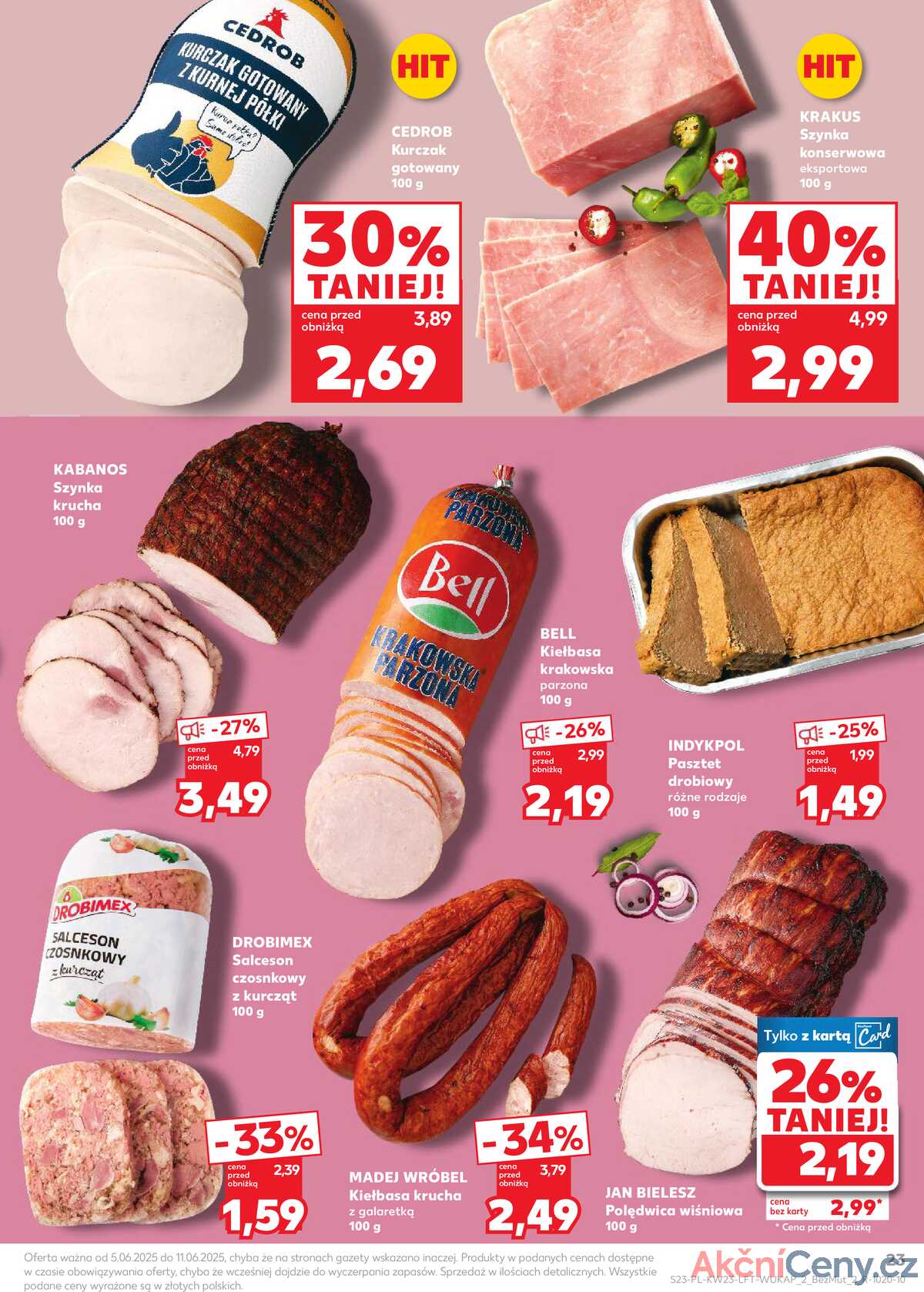 Leták Kaufland Polsko 5.6.-11.6.2025 - Noviny týdne strana 23