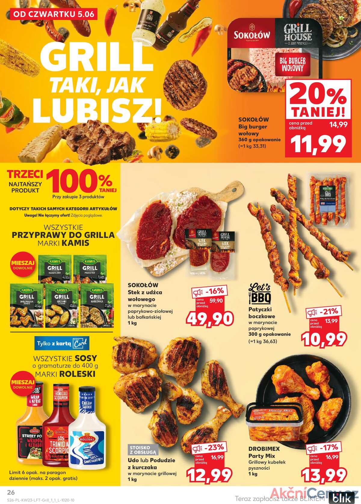 Leták Kaufland Polsko 5.6.-11.6.2025 - Noviny týdne strana 26