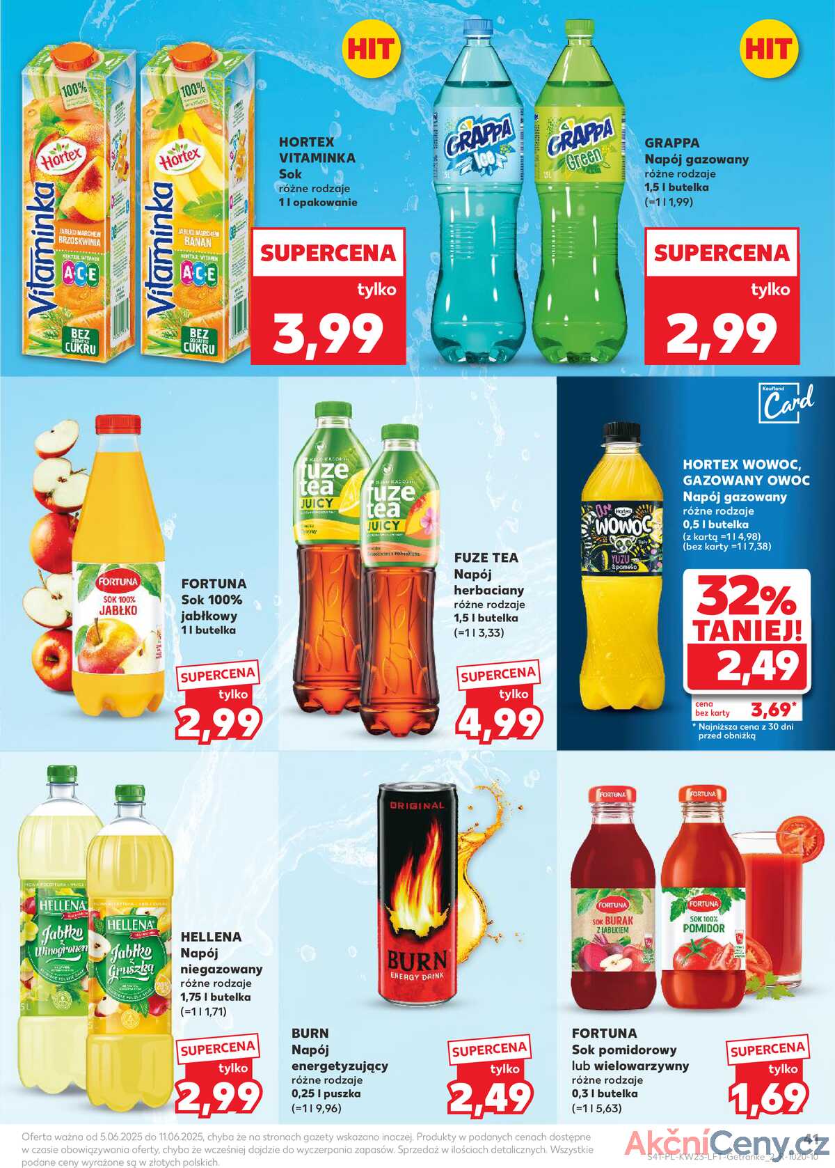 Leták Kaufland Polsko 5.6.-11.6.2025 - Noviny týdne strana 41