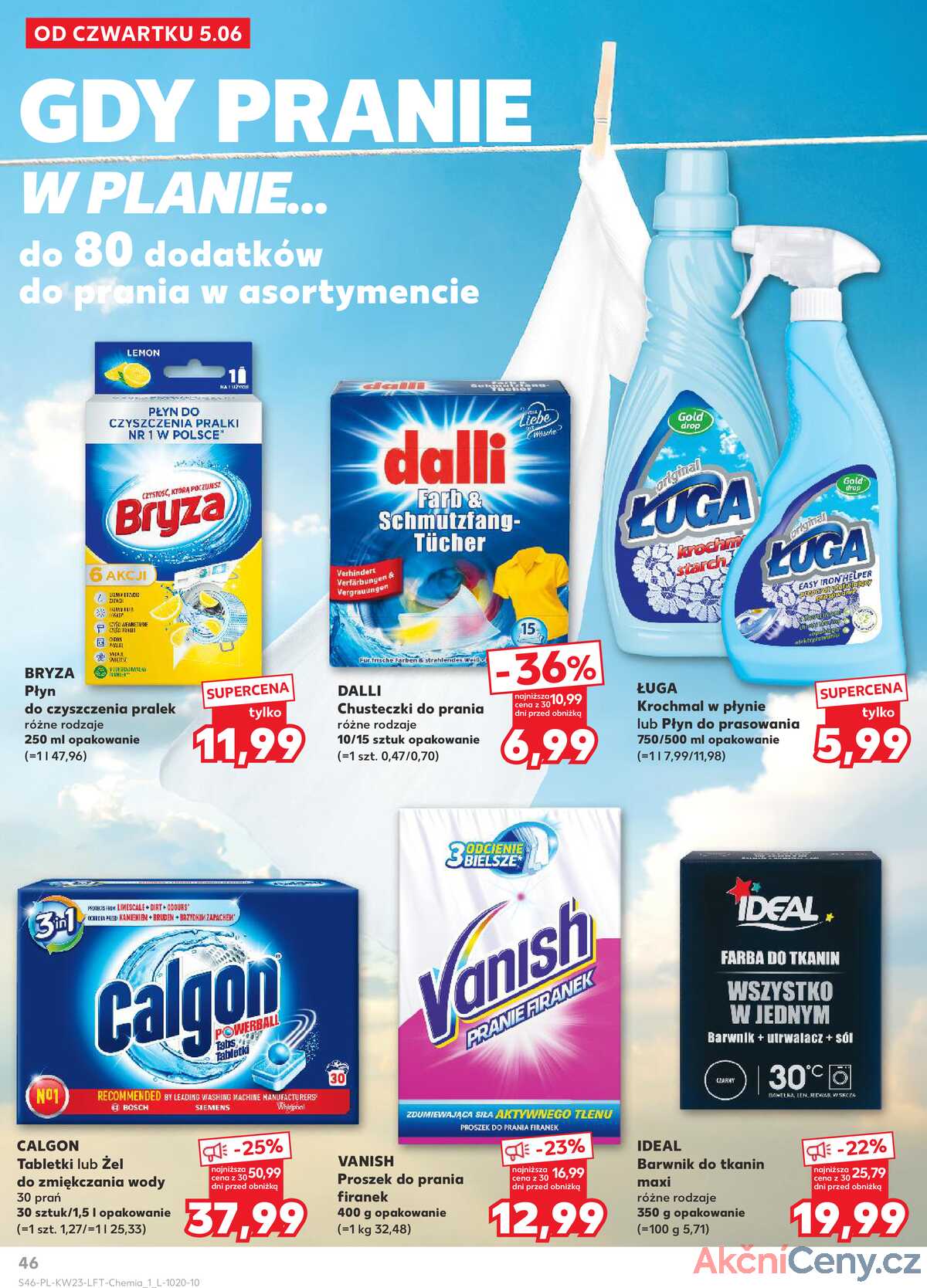 Leták Kaufland Polsko 5.6.-11.6.2025 - Noviny týdne strana 46