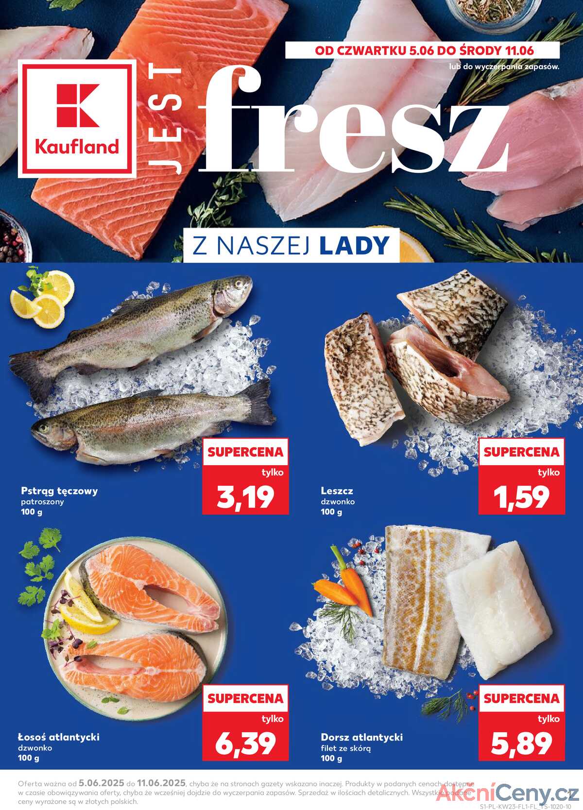 Leták Kaufland Polsko 5.6.-11.6.2025 strana 1