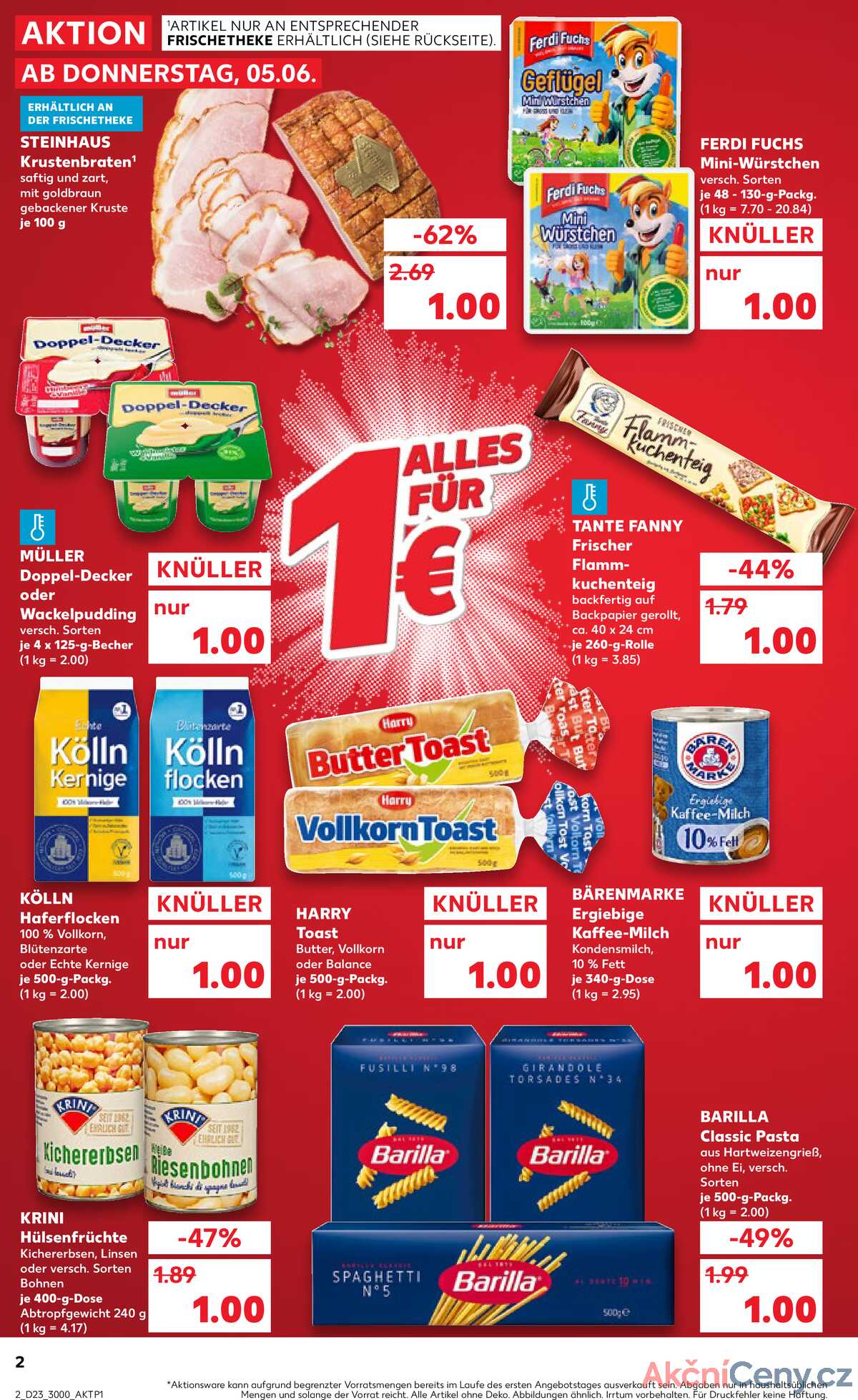 Leták Kaufland Německo 5.6.-11.6.2025 strana 2