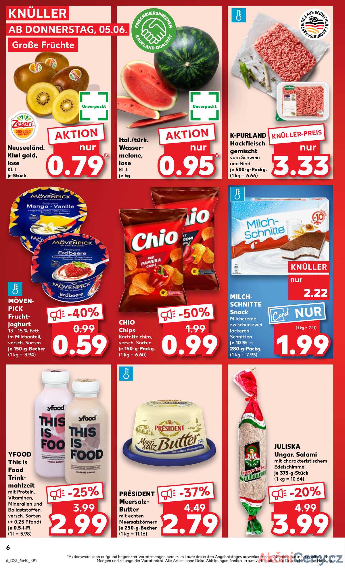 Leták Kaufland Německo 5.6.-11.6.2025 strana 6