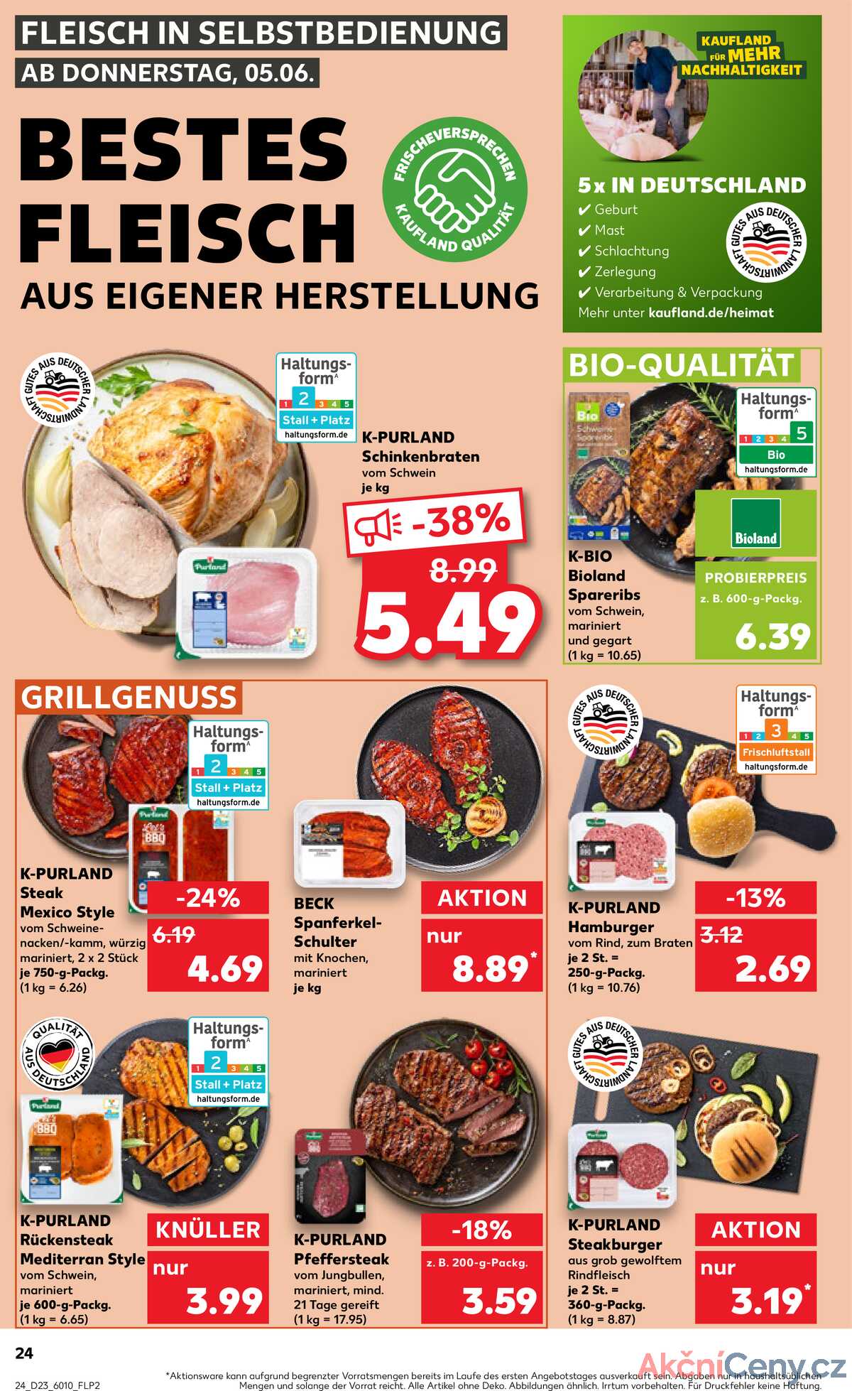 Leták Kaufland Německo 5.6.-11.6.2025 strana 24