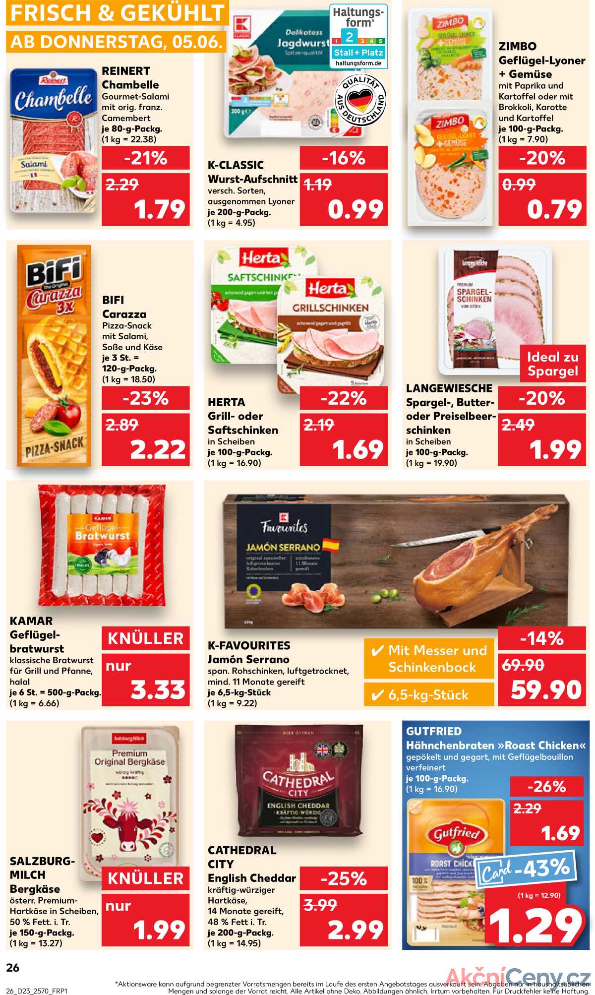 Leták Kaufland Německo 5.6.-11.6.2025 strana 26