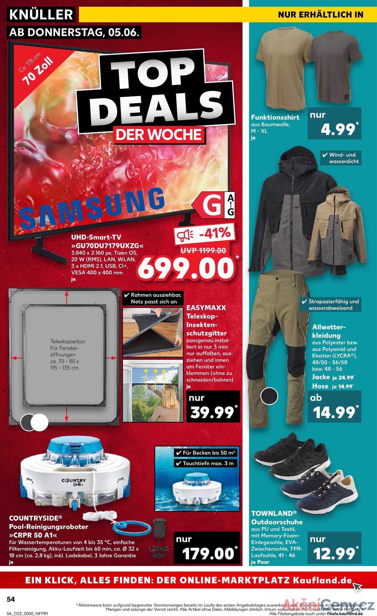 Leták Kaufland Německo 5.6.-11.6.2025 strana 54