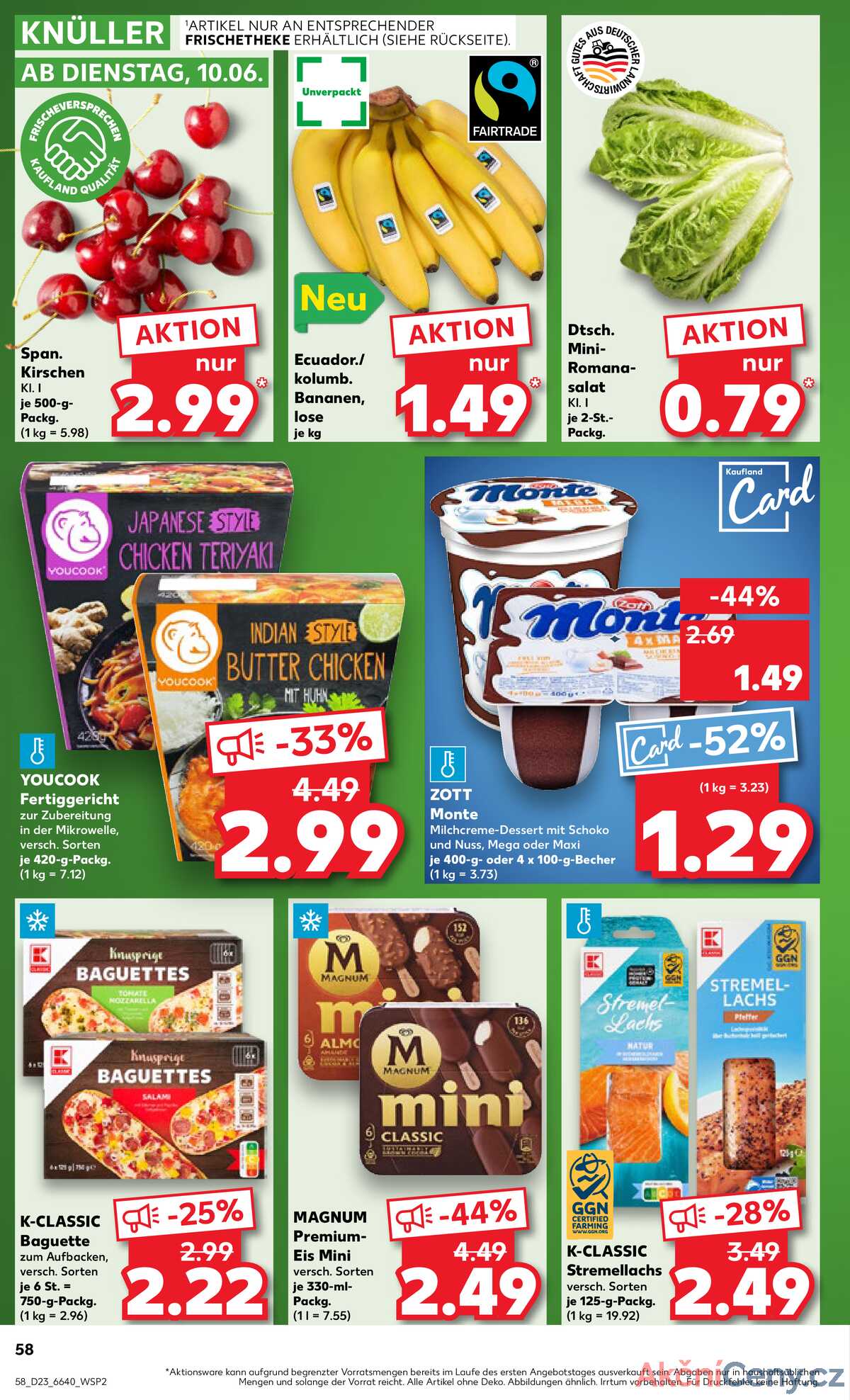 Leták Kaufland Německo 5.6.-11.6.2025 strana 58
