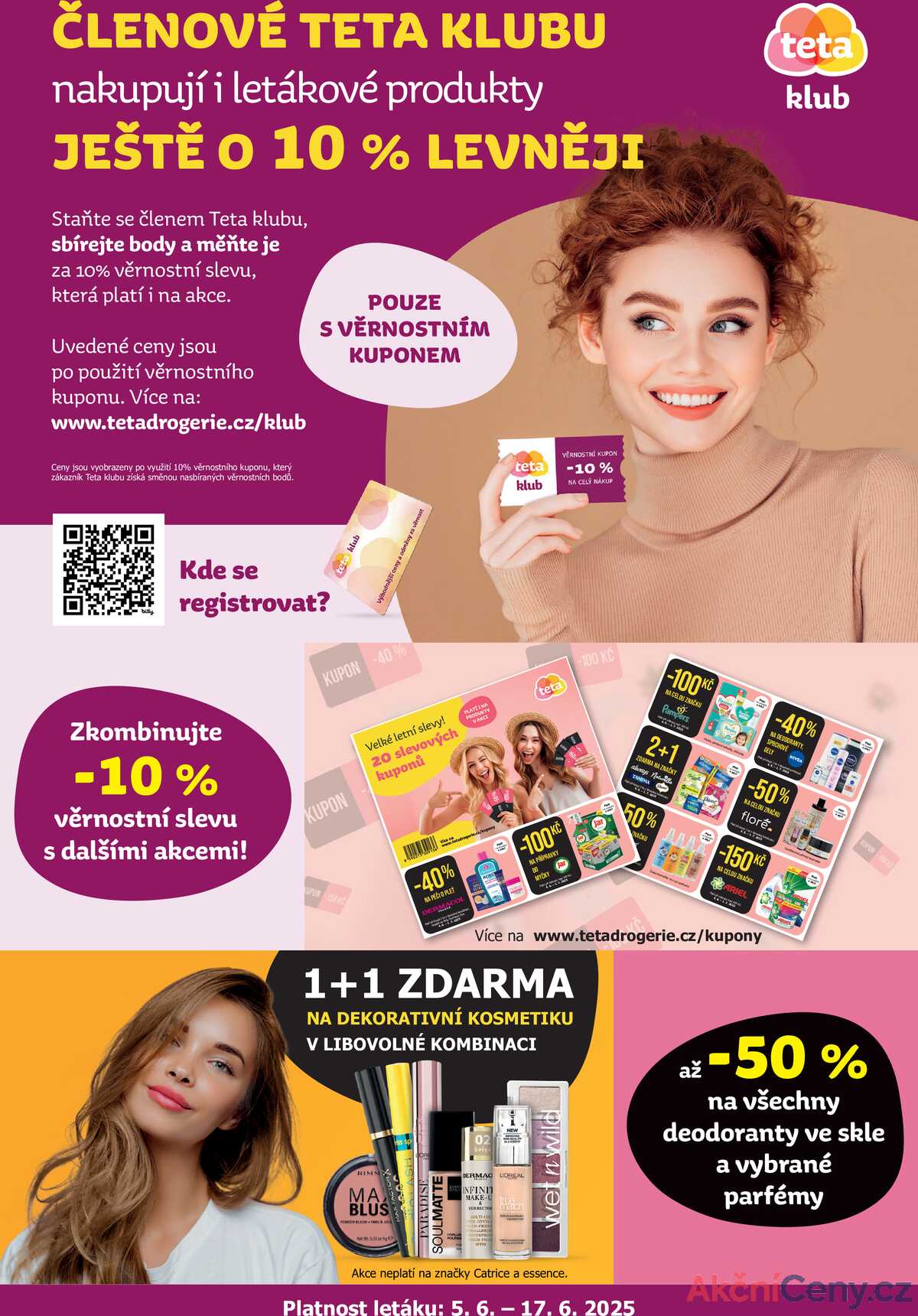 Teta drogerie Teta klub od 5.6. do 17.6.2025 strana 1