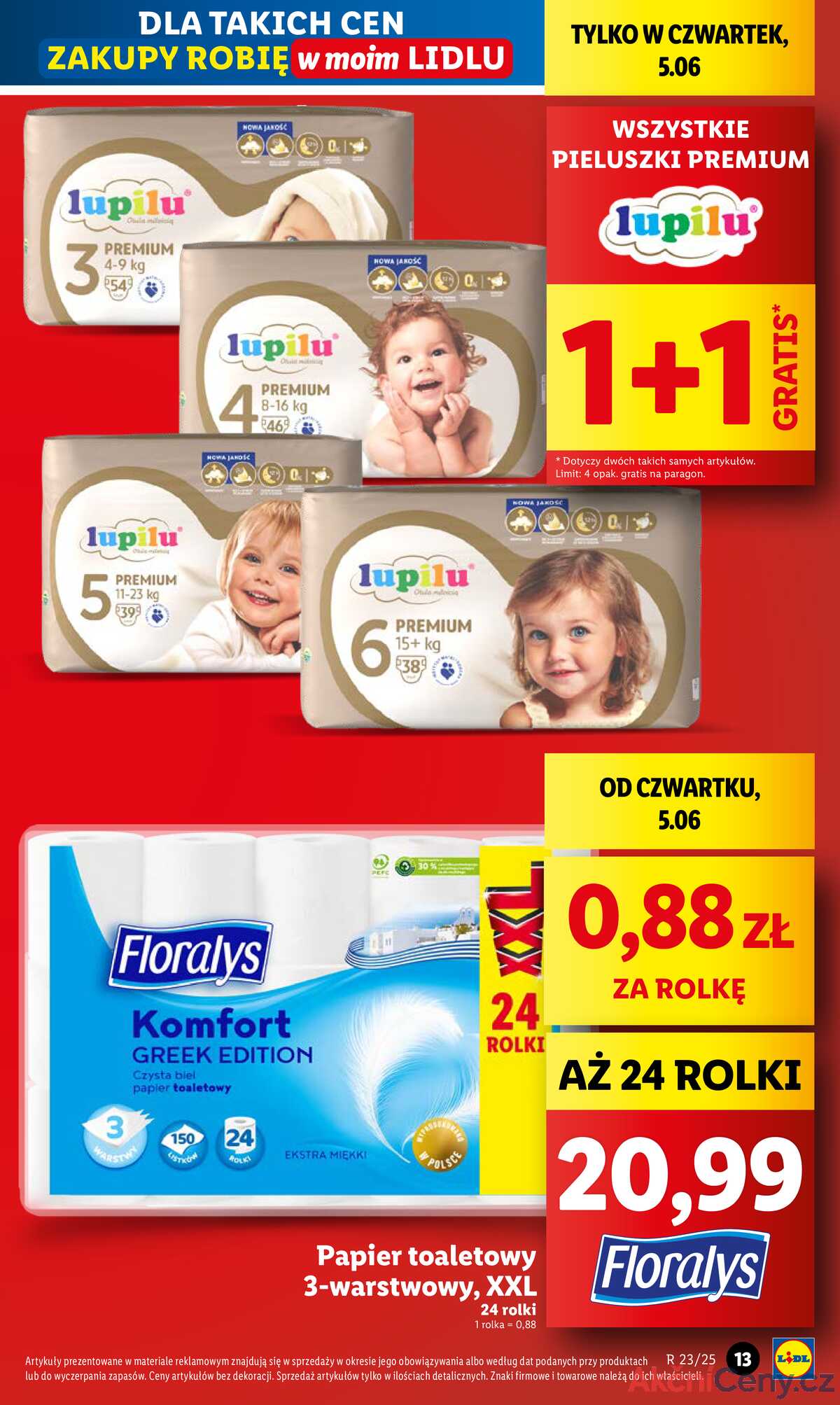 Leták Lidl Polsko 5.6.-7.6.2025 strana 13