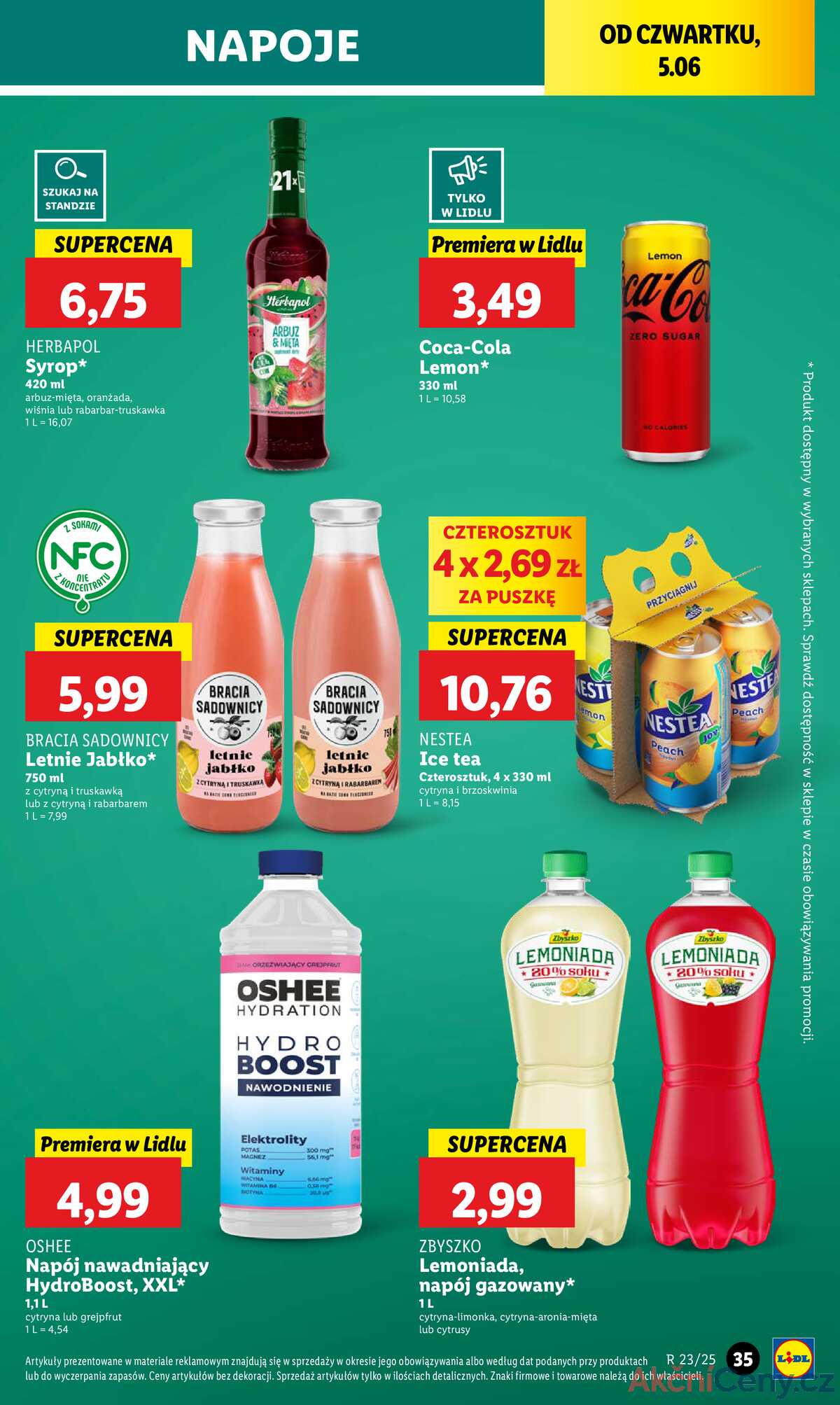 Leták Lidl Polsko 5.6.-7.6.2025 strana 45