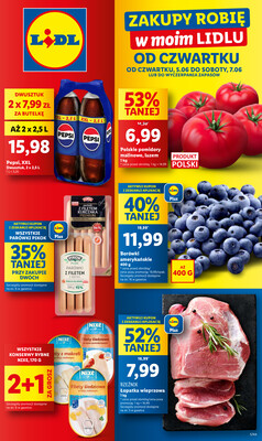 Leták Lidl Polsko 5.6.-7.6.2025