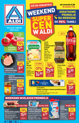 Leták Aldi Polsko 5.6.-7.6.2025 - Víkendová nabídka