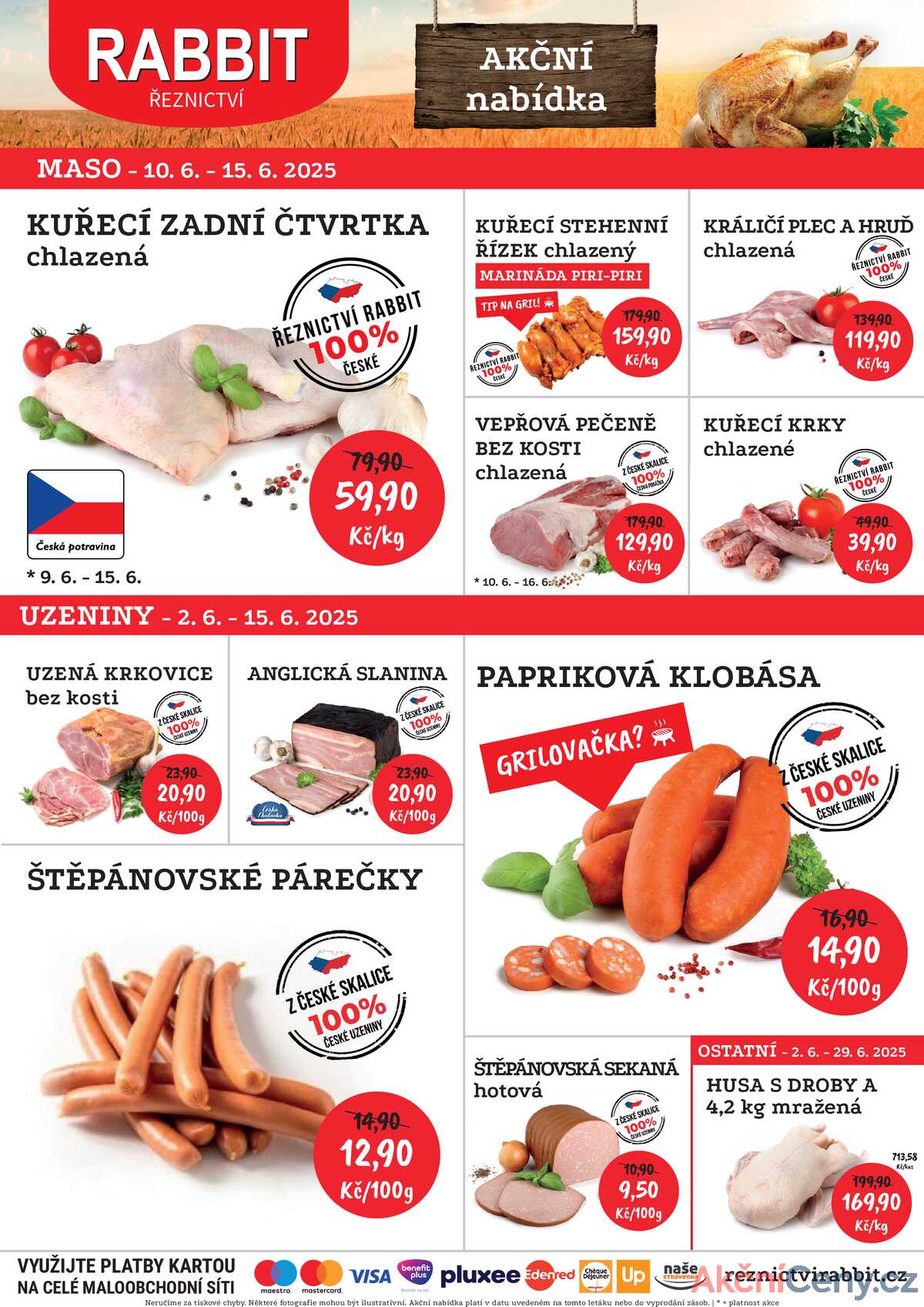 RABBIT řeznictví od 9.6. do 15.6.2025 strana 1