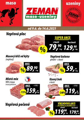ZEMAN maso-uzeniny letáky