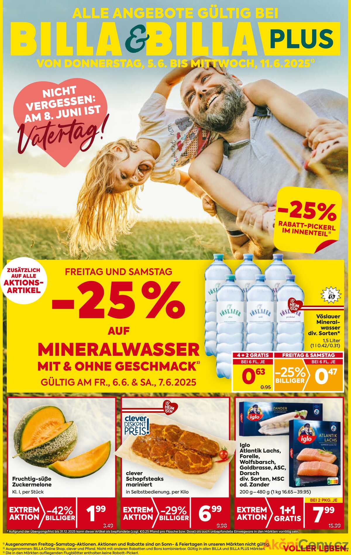 Leták BILLA Rakousko 5.6.-11.6.2025 - BILLA&BILLA PLUS strana 1