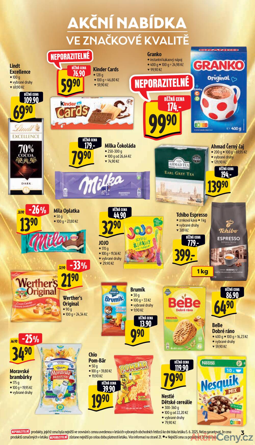 Leták Albert - Albert Supermarket od 11.6. do 17.6.2025 - strana 3 Leták Albert - Albert Supermarket od 11.6. do 17.6.2025 - strana 3